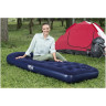 Надувной матрас 76х185х28см с подголовником, встр.ножной насос, до 150кг 67223 BW